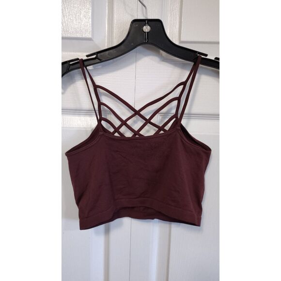 Suzette Women's Spider Cage Maroon‎ Small Bralette - Picture 2 of 4